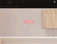 Tablet Screenshot of eltallerdelayer.com